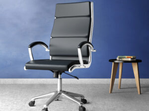 Manhattan High Back Bonded Leather Chair