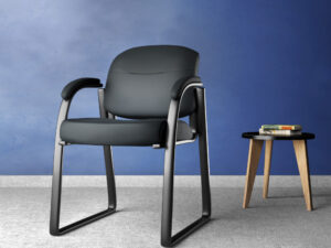 Aura Low-Back Bonded Leather Visitor Chair