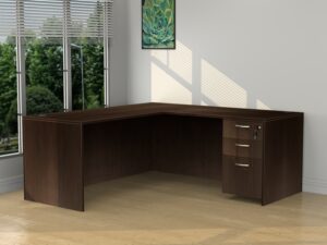 6' x 5' x 30" Deep Standard L-Shape Workstation - Various Colors