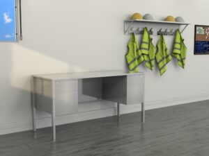 Tuffmaxx Double Pedestal Steel Desk
