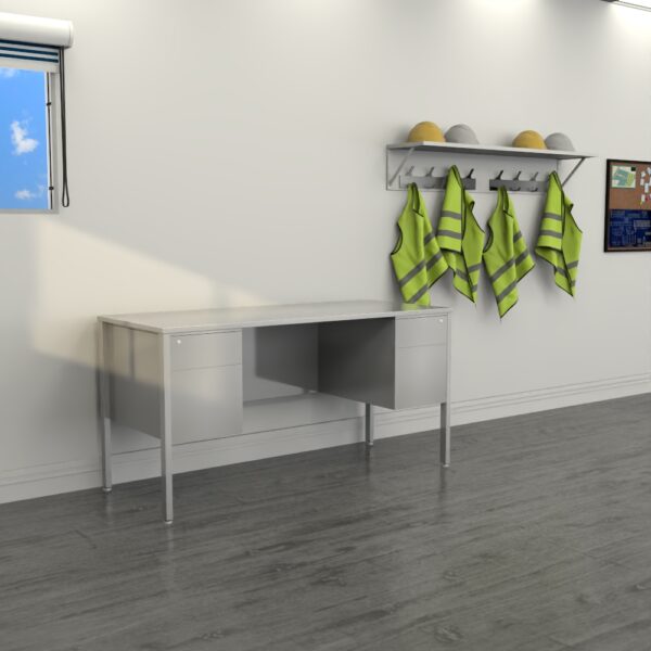 Tuffmaxx Double Pedestal Steel Desk