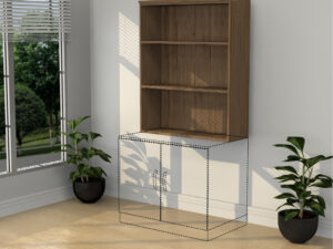 36" Stack On Open Hutch - Various colors