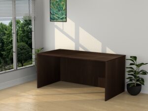 24" Deep x 48", 60" or 71" Wide Standard Desk Shell - Various Colors
