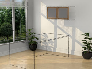 Hutch-GLASSWOOD Door for 36" Openings (set of 2)- Various Color