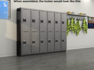 TUFFMAXX 12″ Locker 2 Door (Knock-down) – VARIOUS Types