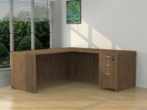 6' x 6' x 30" Deep Standard L-Shape Workstation - Various Colors