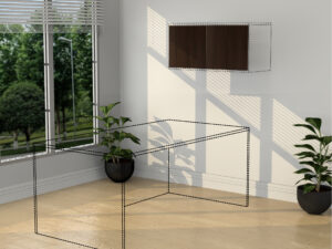 Hutch-WOOD Door for 36" Openings (set of 2)- Various Color