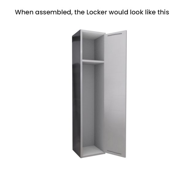 TUFFMAXX 18″ Locker 1 Door (Knock-down) - Image 3