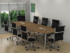 Boat Shaped Conference Table Top - Various Color and Size
