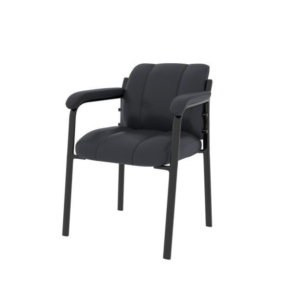 Caprice Low-Back Bonded Leather Visitor Chair - Image 4