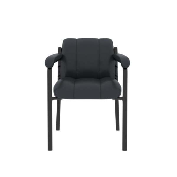 Caprice Low-Back Bonded Leather Visitor Chair - Image 2