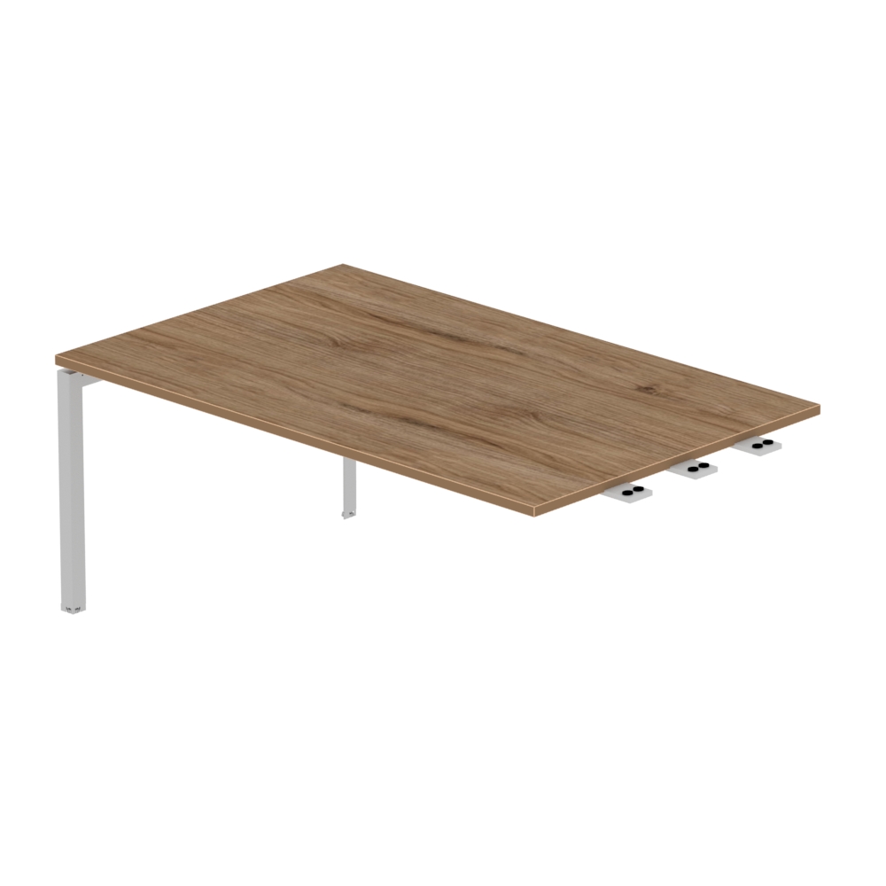 24" or 30" Deep x 48" Long INSPIRE Return - Various Color with Silver Legs - Image 2