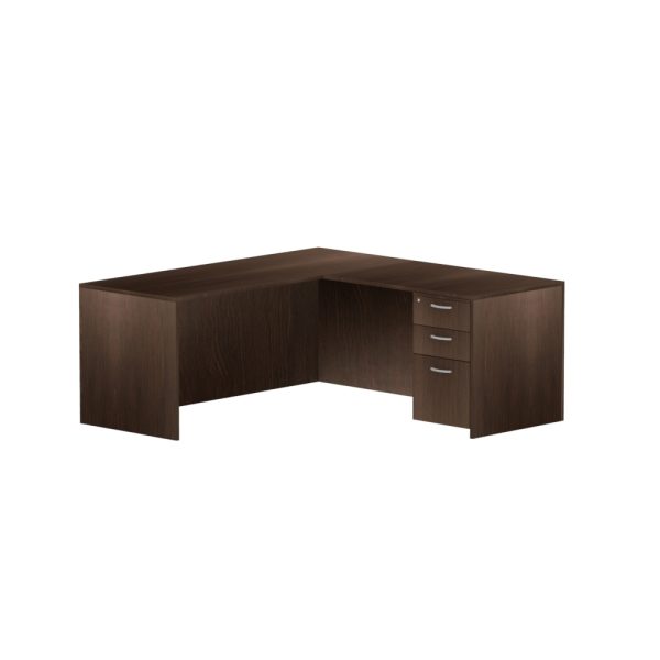 6' x 5' x 30" Deep Standard L-Shape Workstation - Various Colors - Image 2