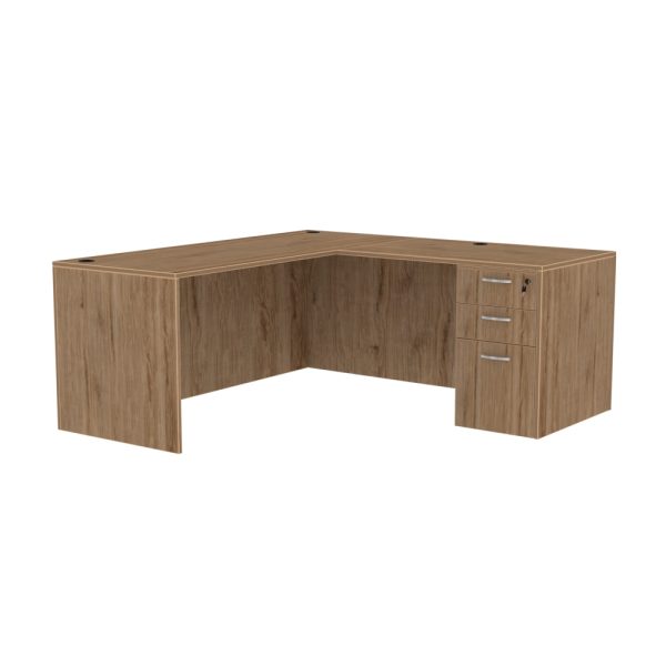 6' x 6' x 24" Deep Standard L-Shape Workstation - Various Colors - Image 4