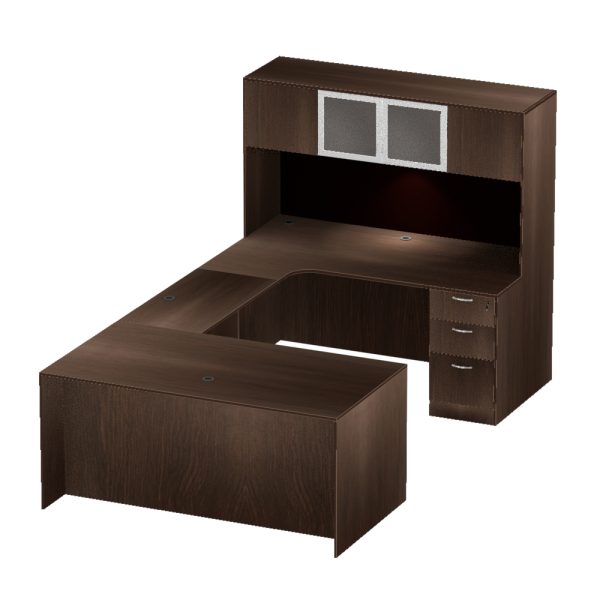 Timeless 71" Extended Standard U-Shape Work Station - Image 2