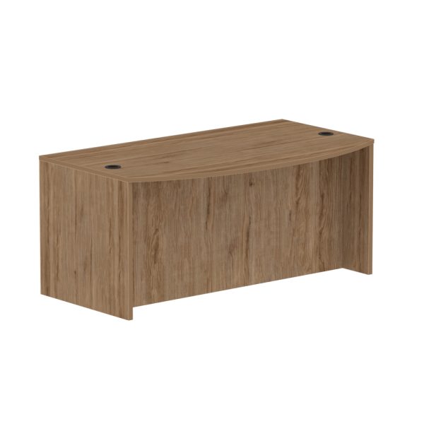 36" x 71" Bow Front Desk - Various Color - Image 2