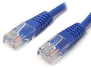StarTech Cat 6 Molded RJ45 UTP Gigabit Cat6 Patch Cable, 6', Blue