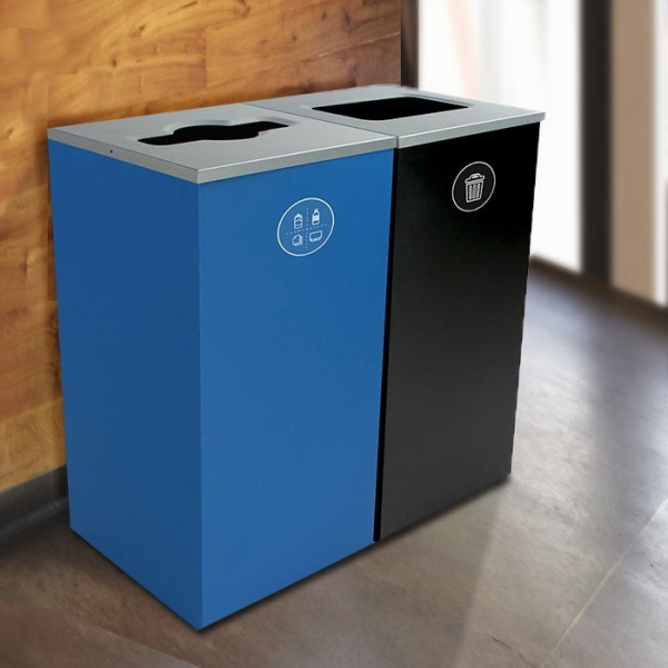Spectrum Commercial Trash and Recycling Cans